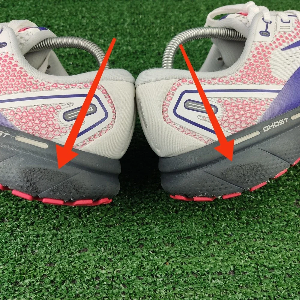 Brooks Running Shoes Womens 9.5 White Ghost 14 Pink Purple 1203561B192 Athletic - Picture 8 of 9